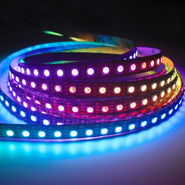 HD108 Individually Addressable RGB Pixel LED Flexible Strip Lights DC5V Full Color Changing HD108 Individually Addressable RGB Pixel LED Flexible Strip Lights DC5V Full Color Changing